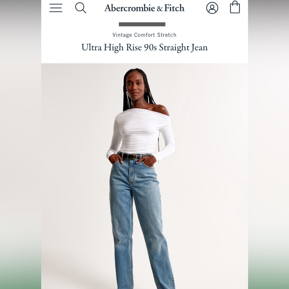 Abercrombie & Fitch Light Blue Jeans